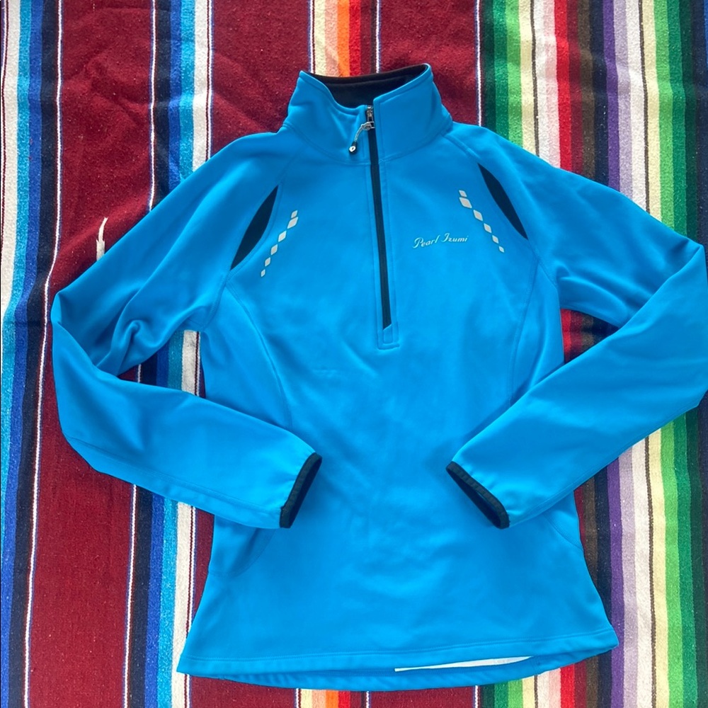 Women’s Pearl Izumi Blue Fleece Sweater Sweatshirt Small S
